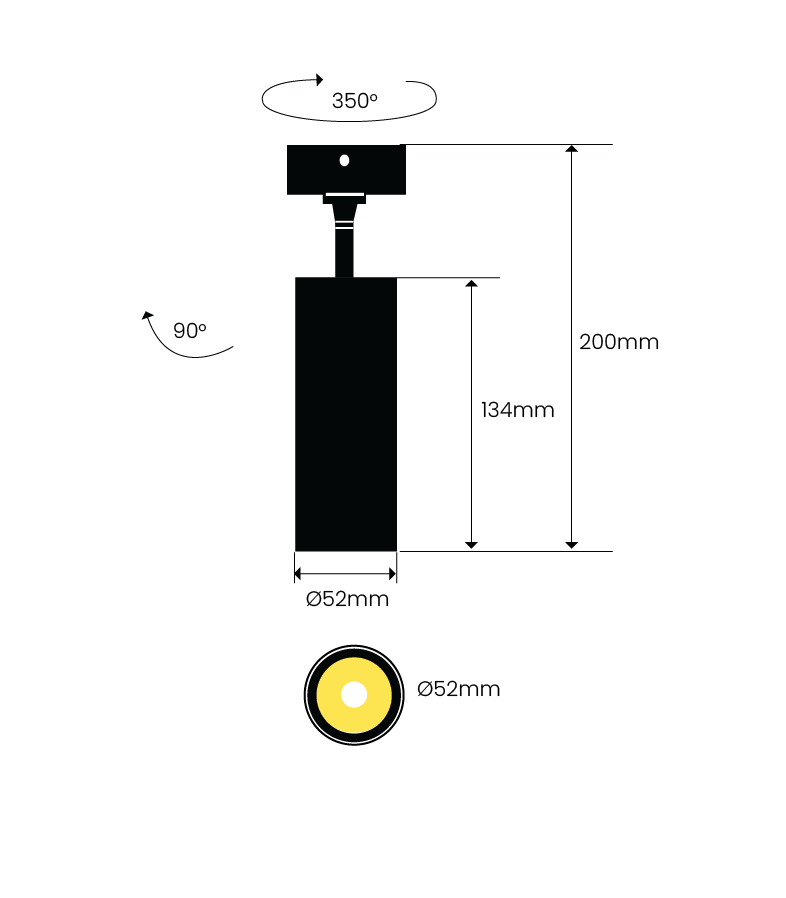 PULSAR LITE dimensions