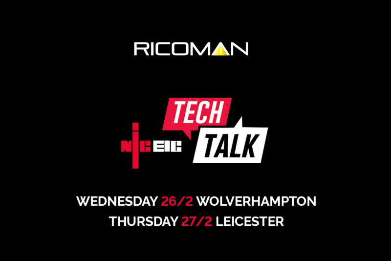 RICOMAN To Exhibit at NICEIC TechTalks in February