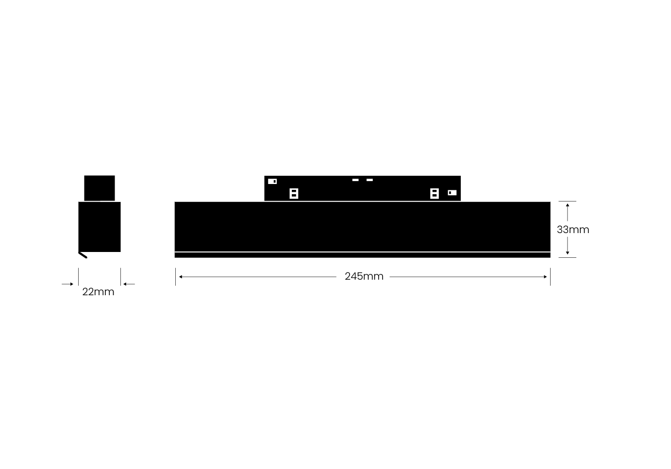 Zodiac Linear Wallwash dimensions