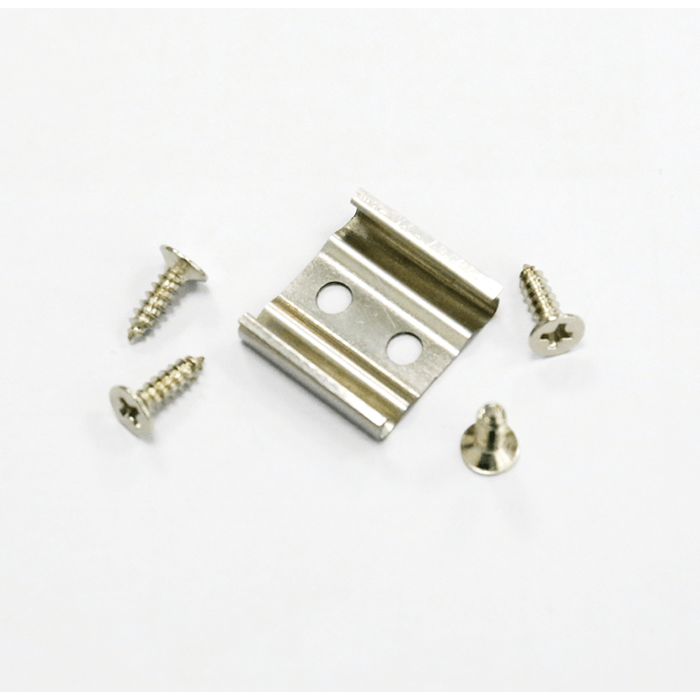 R24-02 Aeroline Fixing clip with screws – 180 degree installation
